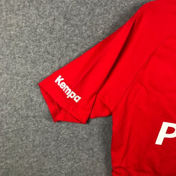Kempa PGNiG Shirt Mens Medium Red Handball Cotton Short Sleeve Graphic Germany - Picture 10 of 14